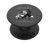 Espresso First, Hallelujah After Caffè Chiesa PopSockets PopGrip Adesivo