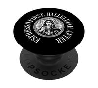 Espresso First, Hallelujah After Caffè Chiesa PopSockets PopGrip Adesivo