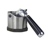 Espresso Grounds Knock Box | Contenitore in acciaio - 750 ml Macchina del caffè strumento per terra - per principianti appassionati di bancone bar, hotel, caffetteria, ufficio, ristorante, cucina