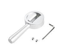 espresso machine, Leva di ricambio for vapore for macchine da caffè, compatibile con manopola interruttore espresso Breville 870/875/876,for machine parts(Silver)