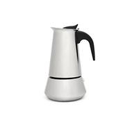 Espresso maker Trevi for 6 cups, matt stainless steel