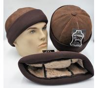 Espresso pelle di Pecora Pelliccia Maglia Berretto Polsino Rotondo Sacca Inverno
