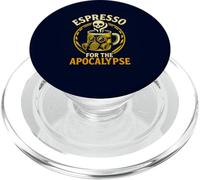 Espresso per gli amanti del caffè Apocalisse Umorismo oscuro PopSockets PopGrip per MagSafe