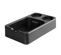 Espresso Preparation Made Easy 3 in 1 Organizer con Knock Box e Portautensili (nero)