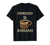 Espresso Romano Italia Cup Roma Colosseo Nerd Italiano Maglietta