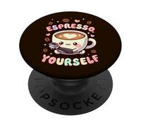 Espresso te stesso al Gourmet Coffee Day PopSockets PopGrip Adesivo