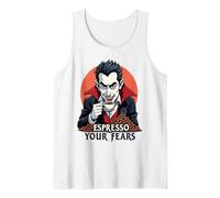 Espresso Your Fears Halloween Vampire Canotta