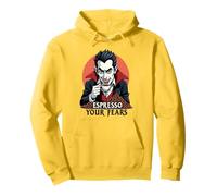 Espresso Your Fears Halloween Vampire Felpa con Cappuccio