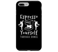 Espresso Yourself Barista Ballerino Caffè Birraio Danza Umorismo Custodia per iPhone 7 Plus/8 Plus