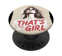 Esprimere amore con la frase che è la mia ragazza PopSockets PopGrip Adesivo