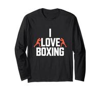 Esprimi la Tua Passione con I Love Boxing Maglia a Manica