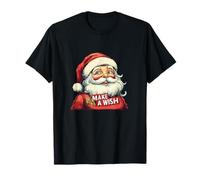 Esprimi Un Desiderio con Babbo Natale per Un Buon Natale Maglietta