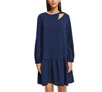 ESPRIT Abito da Donna, 102EE1E319, 400/NAVY, 34