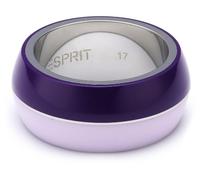 ESPRIT Anello da Donna, Acciaio Inossidabile, Viola Melanzana/Viola, Misura 57 (18.1)