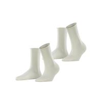 ESPRIT Basic Pure Multipack W So cotone tinta unita confezione di 2 paia, Calzini Donna, Bianco Off-White 2040, 35-38