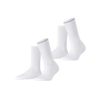 ESPRIT Basic Tennis Multipack W So cotone tinta unita confezione di 2 paia, Calzini Donna, Multicolore White Mix 0010, 39-42
