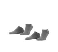ESPRIT Basic Uni Multipack M Sn cotone bassi tinta unita confezione di 2 paia, Calzini corti Uomo, Grigio Light Grey Melange 3390, 39-42