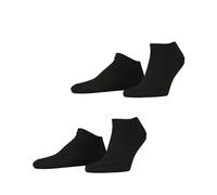 ESPRIT Basic Uni Multipack M Sn cotone bassi tinta unita confezione di 2 paia, Calzini corti Uomo, Grigio Anthracite Melange 3080, 39-42