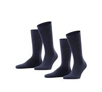 ESPRIT Basic Uni Multipack M So cotone tinta unita confezione di 2 paia, Calzini Uomo, Blu Marine 6120, 43-46