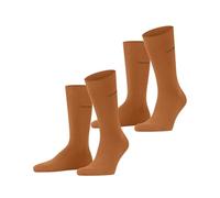 ESPRIT Basic Uni Multipack M So cotone tinta unita confezione di 2 paia, Calzini Uomo, Viola Azalea 1440, 43-46