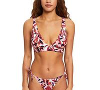 ESPRIT Bodywear Carilo Beach RCS Pad.Bra Top Bikini, Dark Red 3, 42C, Rosso Scuro 3., C