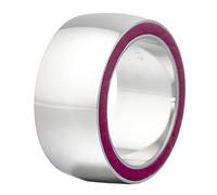 ESPRIT Collection Persephone S.ELRG12117B160 - Anello in acciaio inox rodiato, da donna, colore rosa, misura 11