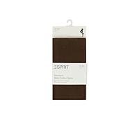 ESPRIT Cotton W Ti coprenti tinta unita 1 pezzo, Collant Donna, Marrone Dark Brown 5230, 42-44