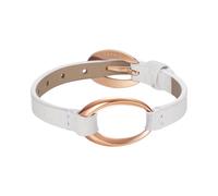 Esprit Donna Bracciale IN Pelle IN Acciaio Inox Rosé Ovality White ESBR11423K200