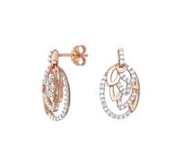 Esprit Donna Orecchini Argento Rosato Zirconia Nature Glam ESER91936A000