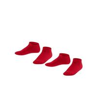 ESPRIT Foot Logo 2-Pack, Calzini corti Unisex - Bambini, Cotone, Rosso (Fire 8150), 27-30 pacco da 2