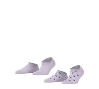 ESPRIT Mesh Dot 2-Pack cotone biologico bassi fantasia confezione di 2 paia, Calzini corti Donna, Rosa (Anemone 6790), 35-38
