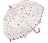 ESPRIT Ombrello trasparente per bambini, Candy Hearts, 73 cm