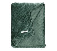 Esprit Premium - Coperta morbida in microfibra, 150 x 200 cm, Oeko-TEX, XXL, colore: verde
