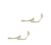 ESPRIT Solid Low Double Pack W In cotone invisibili tinta unita confezione di 2 paia, Calzini fantasmini Donna, Beige Cream 4011, 35-38