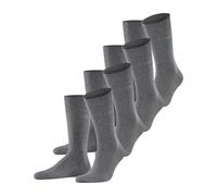 ESPRIT Solid M So cotone tinta unita confezione multipla, Calzini Uomo, Grigio Light Grey Melange 3390, 40-46