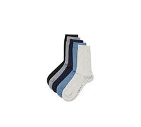 ESPRIT Solid Mix Multipack K So cotone tinta unita confezione di 5 paia, Calzini Unisex - Bambini, Multicolore Black Blue Beige Grey 0070, 35-38