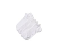 ESPRIT Solid W Sn cotone bassi tinta unita confezione multipla, Calzini corti Donna, Bianco White 2000-O, 36-41