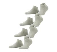 ESPRIT Solid W Sn cotone bassi tinta unita confezione multipla, Calzini corti Donna, Grigio Storm Grey 3820, 36-41