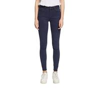 ESPRIT Stretch Trousers Pantaloni Elasticizzati, Blu (Navy 400), 27W / 32L Donna