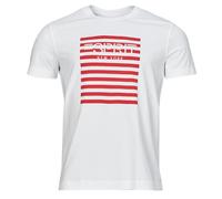 Esprit T-shirt OCS LOGO STRIPE in Bianco EU L
