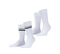 ESPRIT Tennis Stripe Multipack M So cotone fantasia confezione di 2 paia, Calzini Uomo, Bianco White-Mix 2020, 39-42
