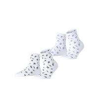 ESPRIT Twig W Sso cotone fantasia confezione di 2 paia, Calzini Donna, Multicolore Weiß 0030, 39-42
