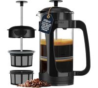 ESPRO 950ml, Schwarz French Press P3-Caraffa per caffè con Funzione Termica, 0,95 Litri, Colore: Nero, 1 l