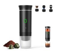 Esprova Portable Espresso Machine,20 Bar Mini Electric Espresso Machines Coffee Maker,3-in-1 Self-Heating & Cold Brew Espresso Maker,Compatible with Ground Coffee & Capsule,for Travel Office (Black)