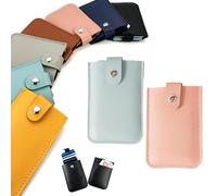 ESPRY Pull-Out Card Organizer,Small Slim Credit Card Holder Wallet for Women Multi Slot Card Holder,Stackable Pull-Out Card Holder,Snap Pouch For Purse Pull Out Card Holder,Ultra Slim (2pcs-A)