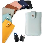ESPRY Pull-Out Card Organizer,Small Slim Credit Card Holder Wallet for Women Multi Slot Card Holder,Stackable Pull-Out Card Holder,Snap Pouch For Purse Pull Out Card Holder,Ultra Slim (1pcs-A)