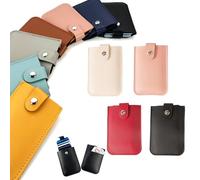 ESPRY Pull-Out Card Organizer,Small Slim Credit Card Holder Wallet for Women Multi Slot Card Holder,Stackable Pull-Out Card Holder,Snap Pouch For Purse Pull Out Card Holder,Ultra Slim (4pcs-C)