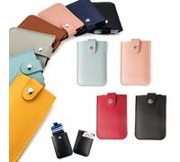 ESPRY Pull-Out Card Organizer,Small Slim Credit Card Holder Wallet for Women Multi Slot Card Holder,Stackable Pull-Out Card Holder,Snap Pouch For Purse Pull Out Card Holder,Ultra Slim (4pcs-B)