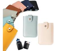 ESPRY Pull-Out Card Organizer,Small Slim Credit Card Holder Wallet for Women Multi Slot Card Holder,Stackable Pull-Out Card Holder,Snap Pouch For Purse Pull Out Card Holder,Ultra Slim (2pcs-B)