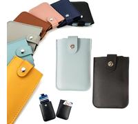 ESPRY Pull-Out Card Organizer,Small Slim Credit Card Holder Wallet for Women Multi Slot Card Holder,Stackable Pull-Out Card Holder,Snap Pouch For Purse Pull Out Card Holder,Ultra Slim (2pcs-C)